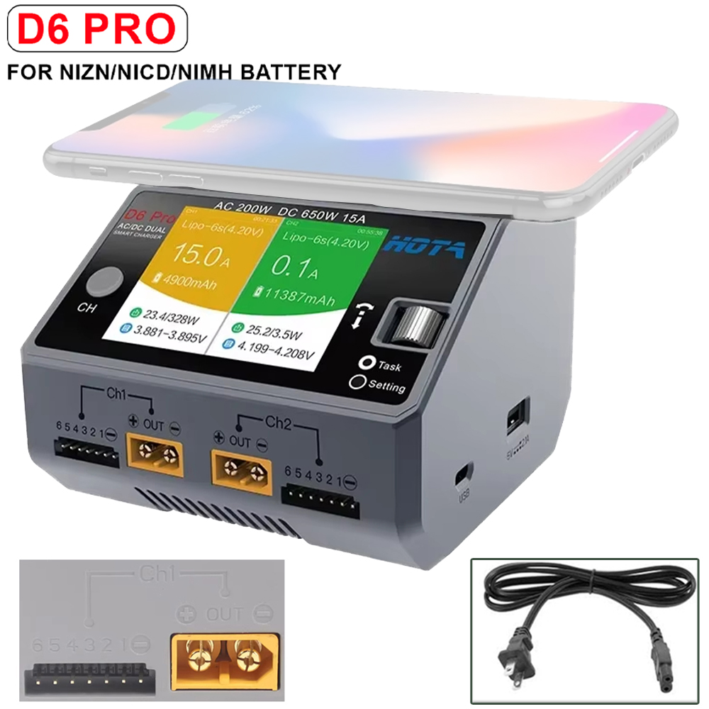 Drone Battery Smart - Novo hota d6 pro cinza ac