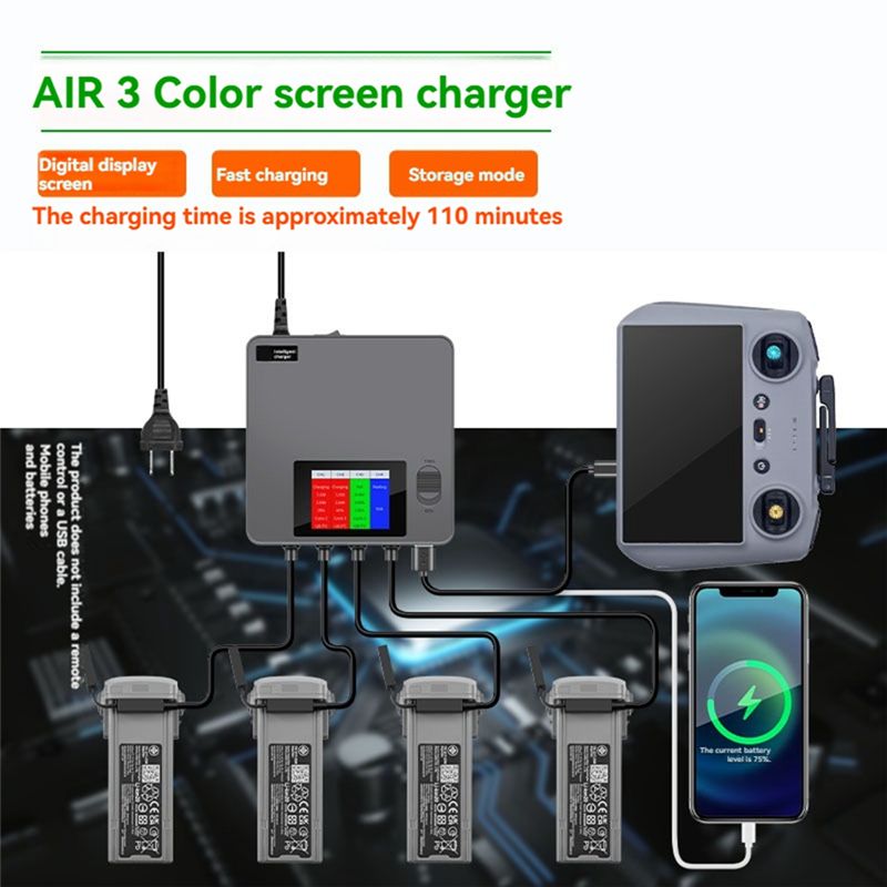Bateria Digital Clássica 6 em  - Drone Battery Smart avaliação e preço